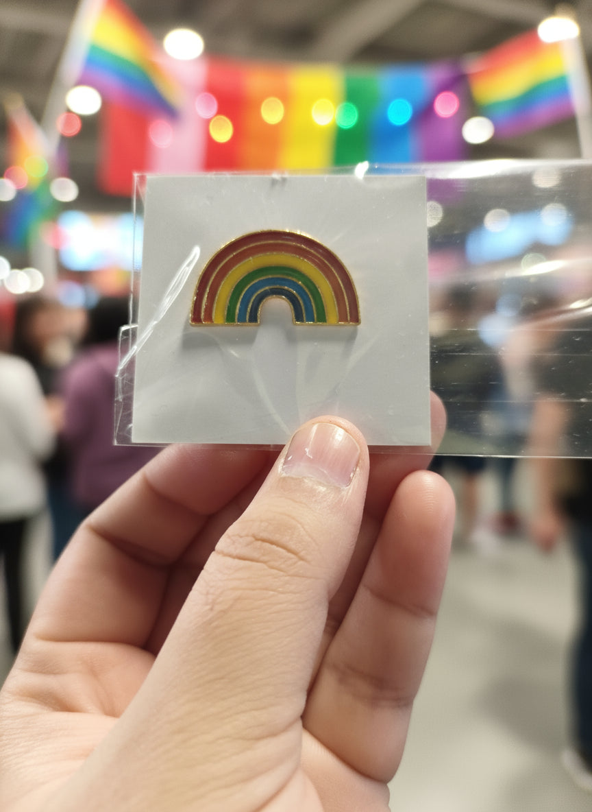Rainbow Enamel Pin