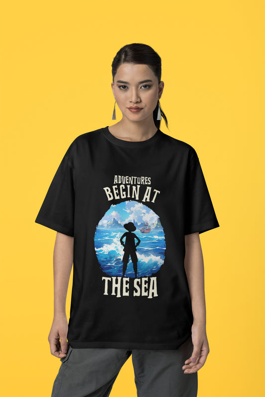 Adventures Begin at the Sea T-Shirt