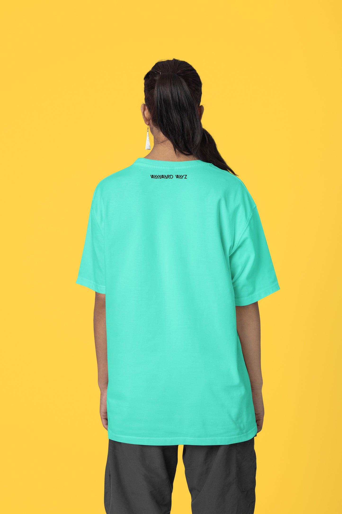 Aqua French Terry T-Shirt