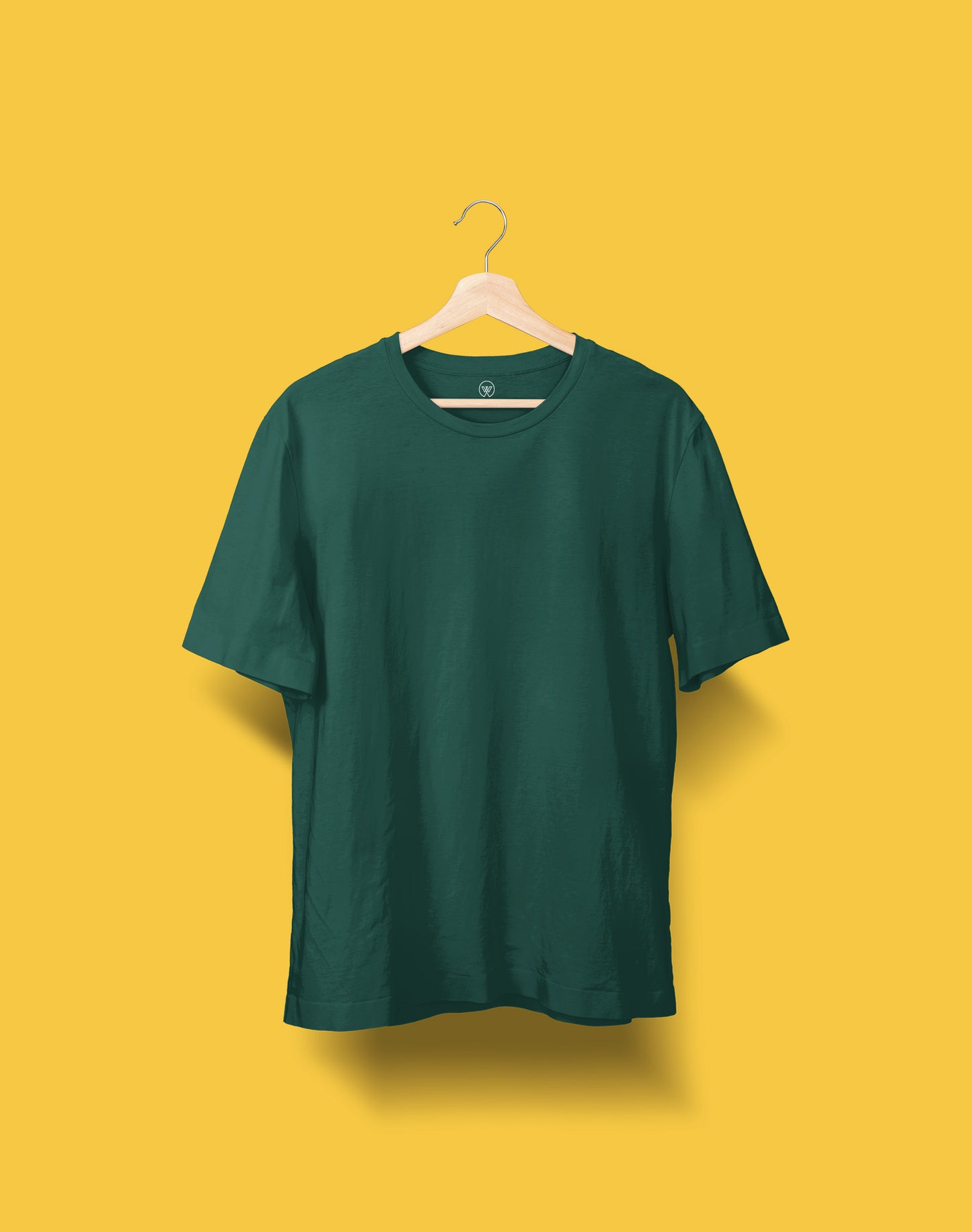 Bottle Green French Terry T-Shirt