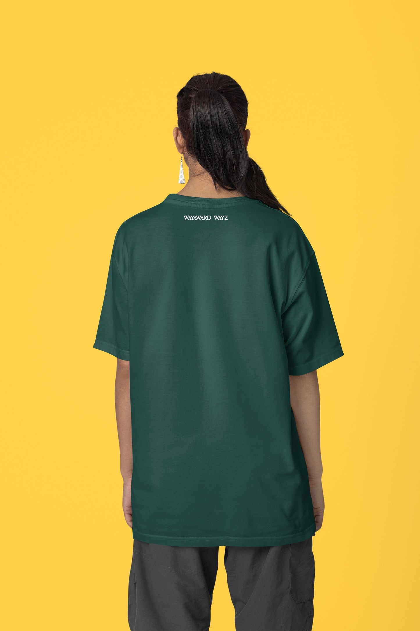 Bottle Green French Terry T-Shirt