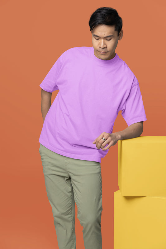 Lavender French Terry T-Shirt